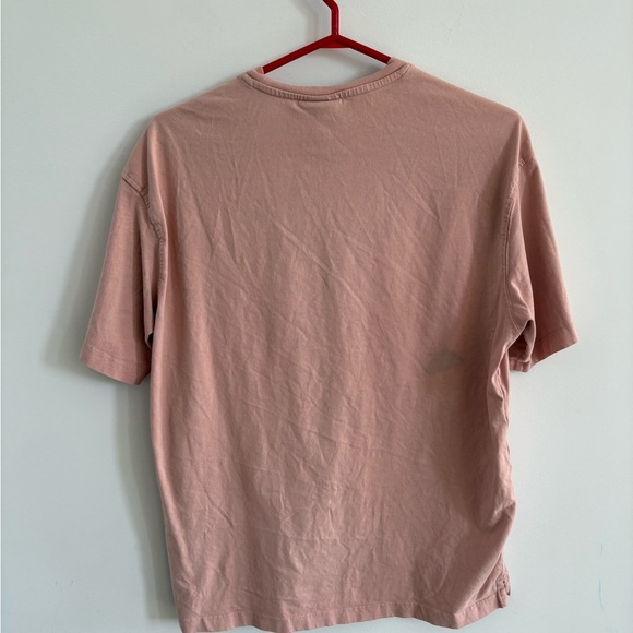 Men's Pink T-Shirt with Pocket - Picture 2 of 5